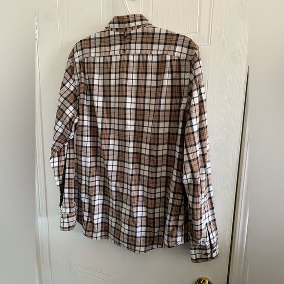 LIKE NEW Banana Republic Men’s Plaid Shirt Large - Picture 2 of 5